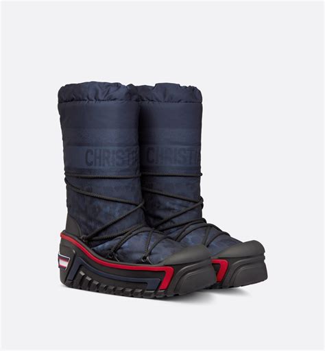 luxe sneeuwbol dior|DiorAlps Snow Boot Deep Blue Mizza Shiny Nylon .